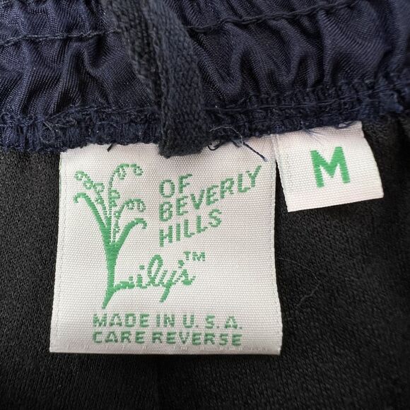 Lily’s of Beverly Hills Nylon Track Pants – 90s Athleisure Retro Style - Picture 3 of 6